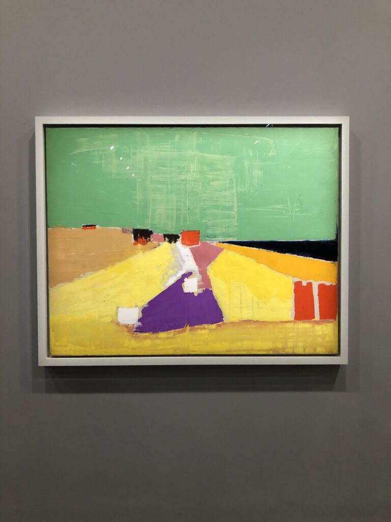 パリ市立近代美術館の二コラ・ド・スタール展、『シチリア』1954年