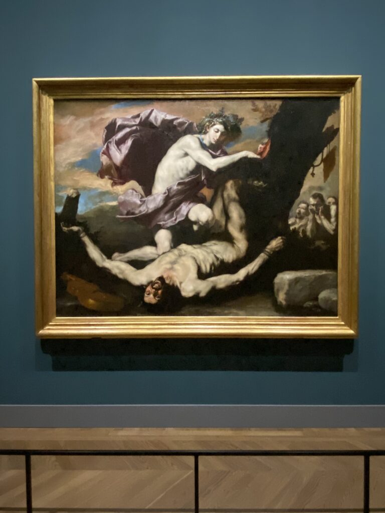 アポロンとマルシュアス、1637年