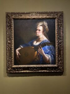 リュート奏者としての自画像、1615年から18年