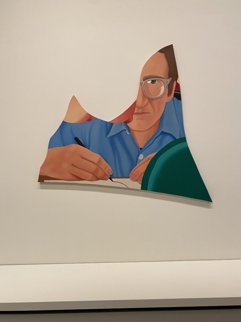デッサンをしている自画像、ウェセルマン、1983年
