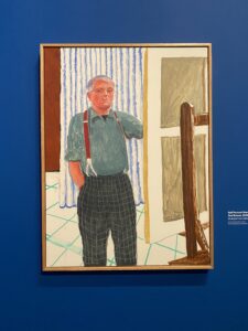 赤いサスペンダーをした自画像、2005年