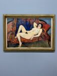 赤いソファーの上の裸婦、シュザンヌ・ヴァラドン、1920年