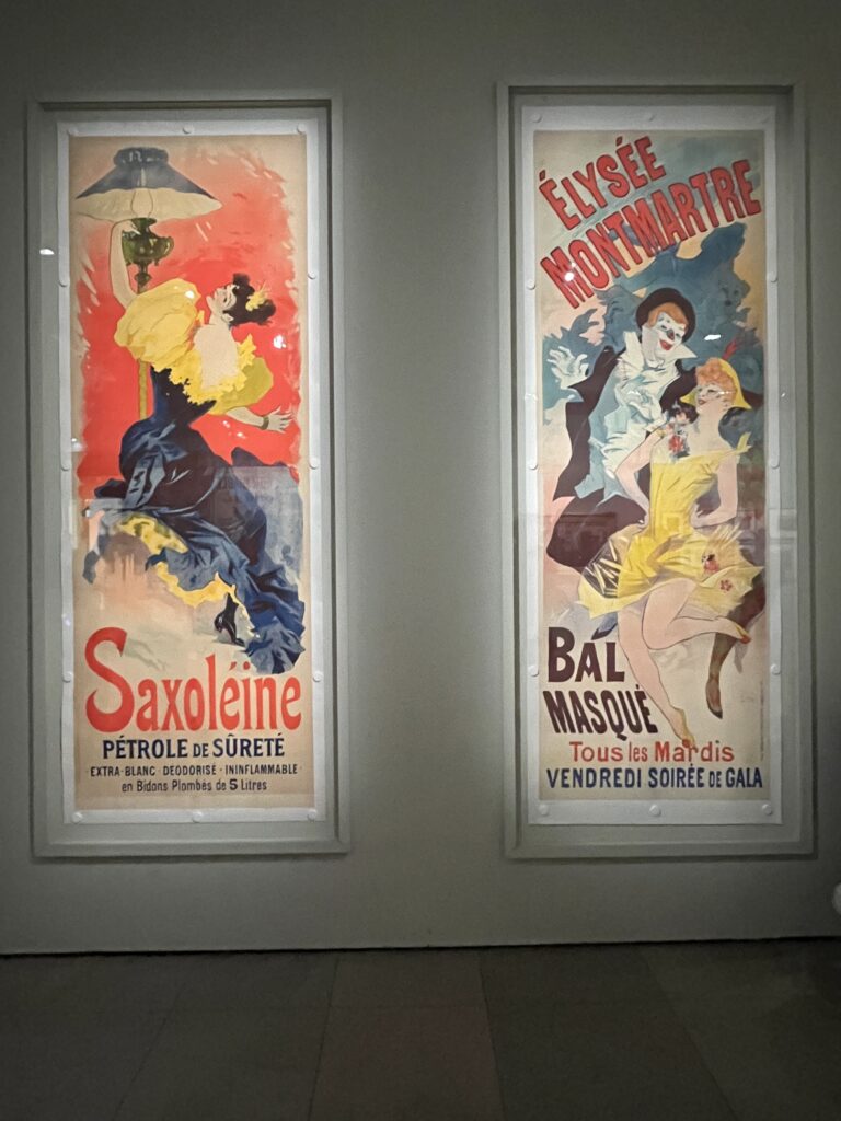 サクソレイン（石油会社）とエリセ・モンマルトル（ダンスホール）のポスター、ジュール・シェレ