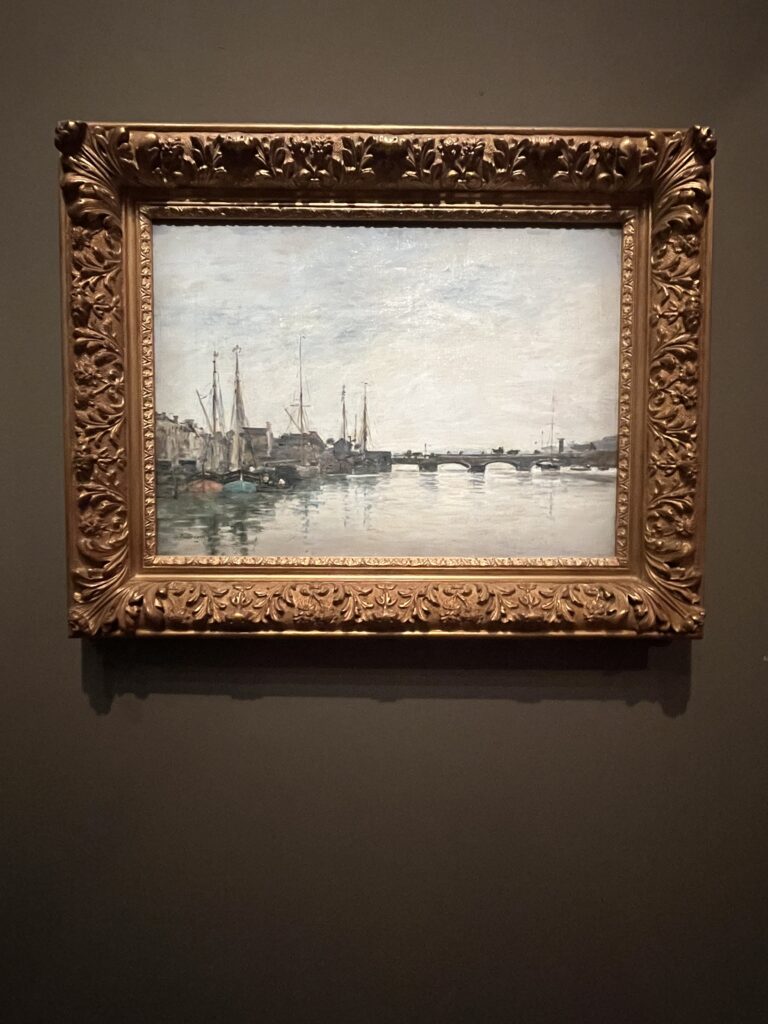 ラ・トゥーケ、ド-ヴィルの橋、朝、1888年