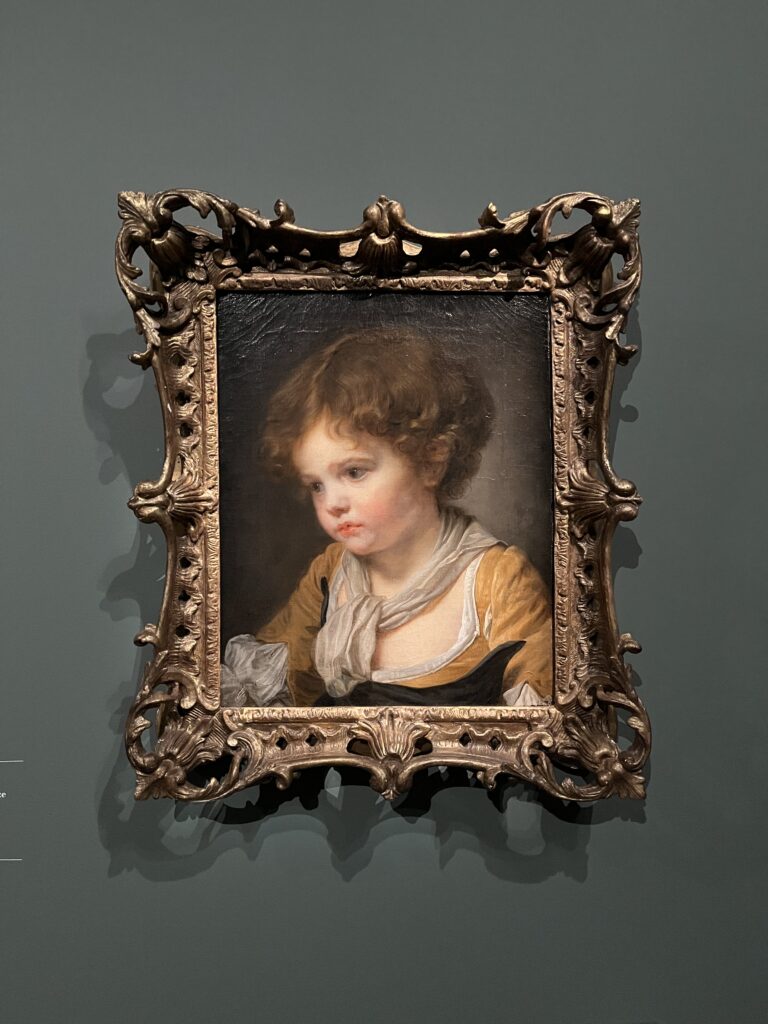 ルイーズ・ガブリエル・グルーズの肖像画、1766年