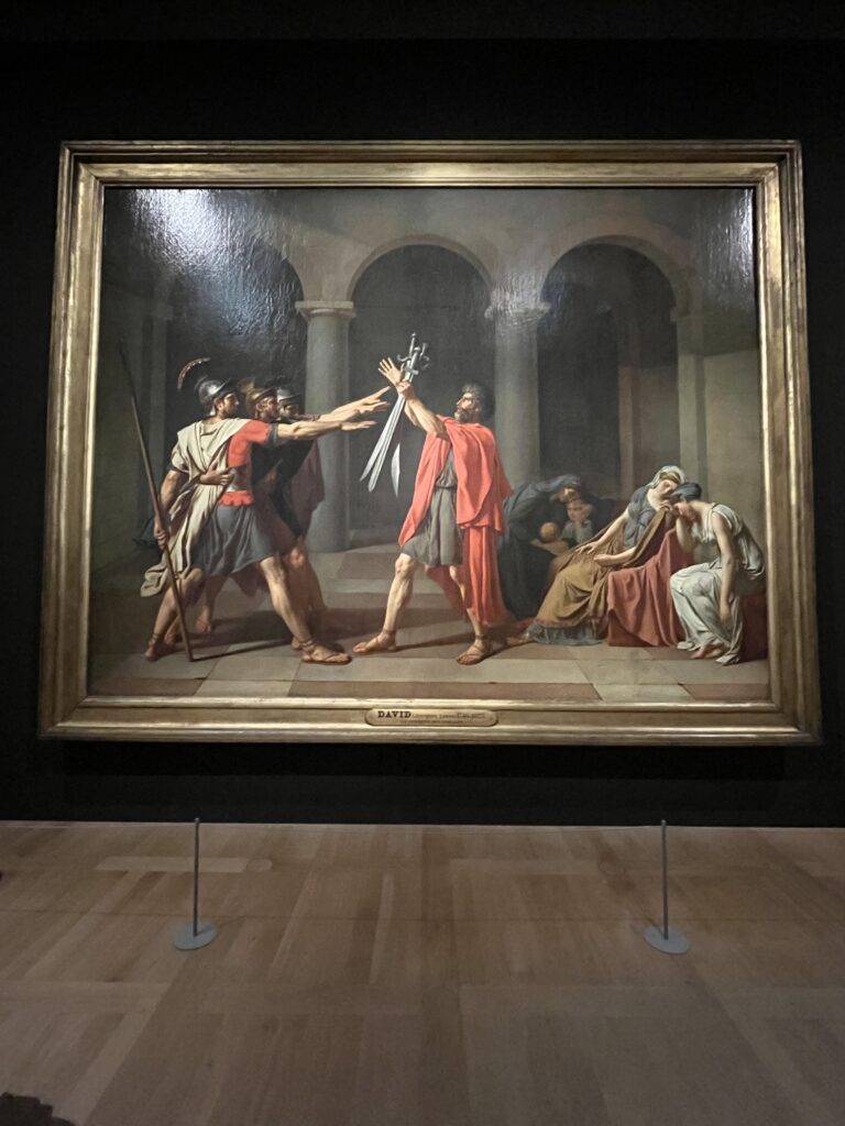 ホラティウス兄弟の誓い、1784年