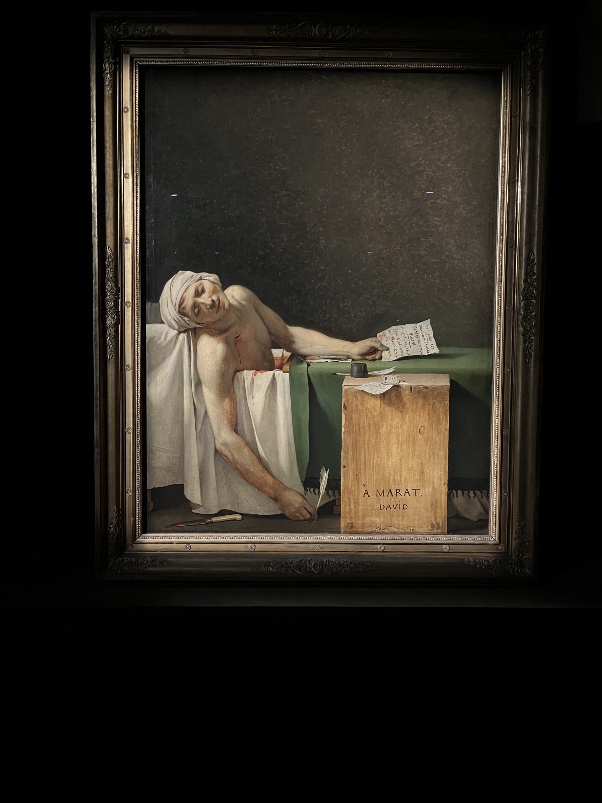 マラーの死、1793年