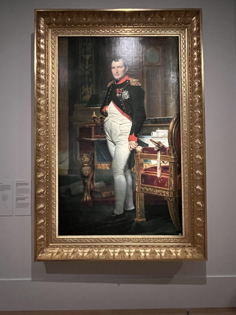 書斎のナポレオン、1812年（フォンテーヌブロー城所蔵）