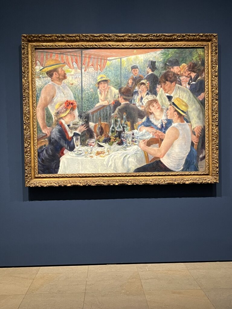 舟遊びをする人々の昼食、1880‐81年
